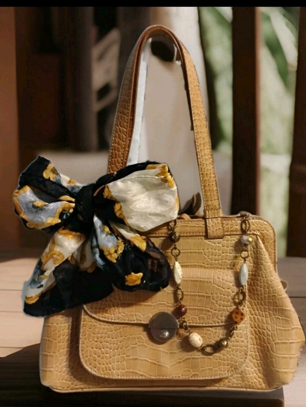 🔥3 items sale! 🔥Nine West Vintage Alligator Stachel/w Accesories